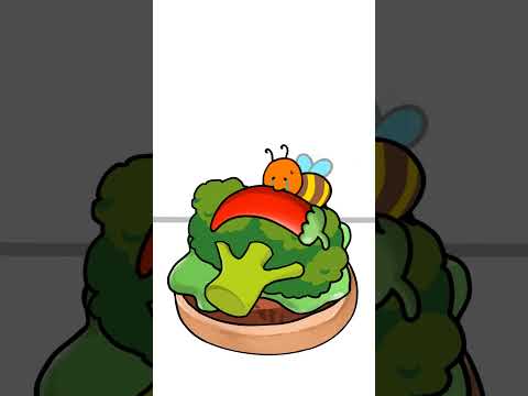 Yes or No? Burger Edition #shorts #animation thumbnail
