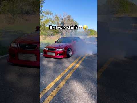 Bro was stuck😭💀 #cars #racecar #drift #viral thumbnail