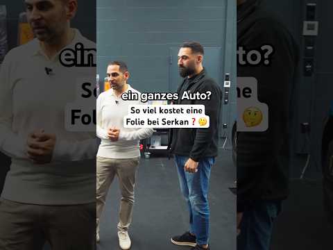 So viel Geld kostet eine Folie bei Serkan #omidmouazzen #autohandel thumbnail