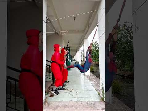 SPIDERMAN vs MONEY HEIST / PART.22 #spiderman #parkour #moneyheist thumbnail