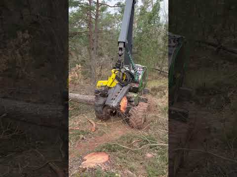 John Deere 1270G in Action: Power and Precision That Dominate the Forest #johndeere #forest #tree thumbnail