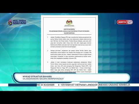 30 MEI 2026 - BERITA PAGI - MYKAD STRUKTUR BAHARU: DILAKSANAKAN SECARA BERPERINGKAT thumbnail
