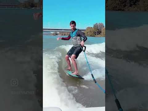 Trying to Wake Surf! #dhruvrathee thumbnail
