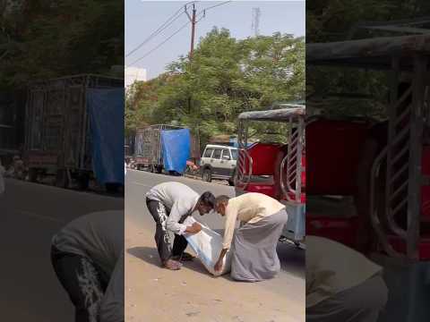 He Stopped for a Passenger… Then This Happened 😂 #funny #comedy #laugher #shortvideo #prank #shorts thumbnail