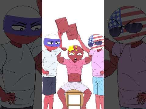 ABDOMINAL MUSCLES BY COUNTRY 💪 #countryhumans thumbnail