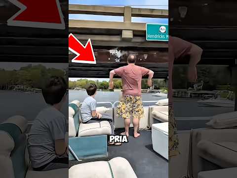 Ayah Paling Keren Sedunia: Santai Bergelantungan di Jembatan! 🚤😎 thumbnail