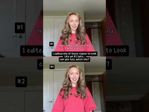 #pov Can you spot the “fake” version?… (no AI was used to make this video) thumbnail