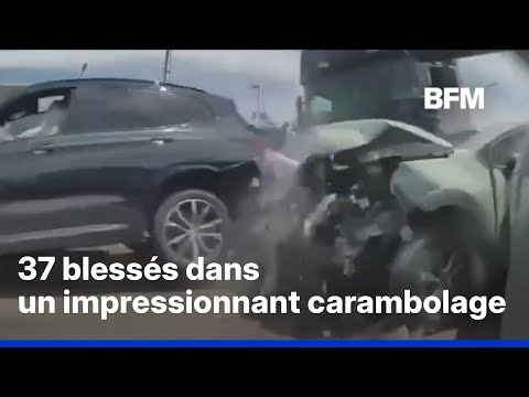 Antibes: une vingtaine de véhicules percutés par un poids lourd thumbnail