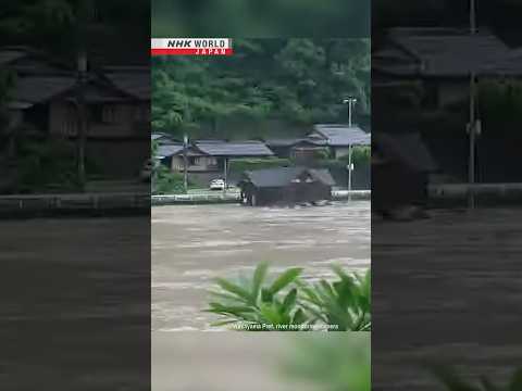 Level 5 Emergency Warning for floods in WakayamaーNHK WORLD-JAPAN NEWS #shorts thumbnail