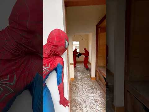 SPIDERMAN vs MONEY HEIST / PART.4 #spiderman #parkour #moneyheist thumbnail