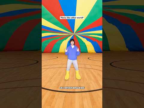 When You’re Under The Rainbow Parachute In Gym Class ? #shorts #relatable thumbnail