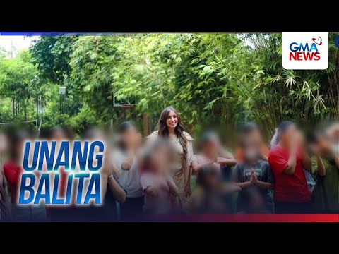 Solenn Heussaff, naka-costume bilang Cassiopeia nang bumisita sa temporary shelter... | Unang Balita thumbnail