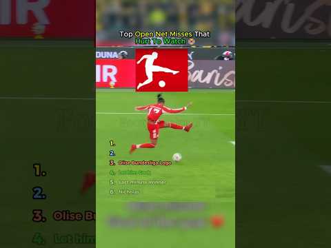 Top Players Missing The Easiest Goals Ever ? thumbnail
