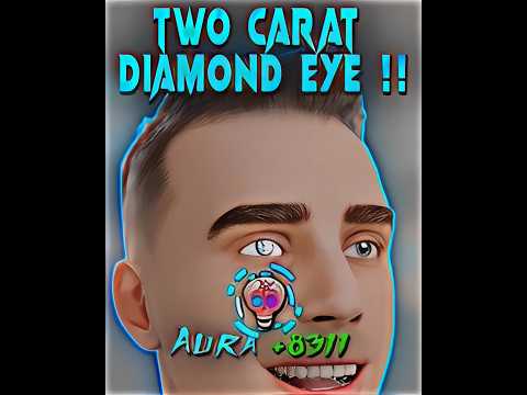 a man with two carat diomond eye 💀🥶👀 #edit #shorts #viral thumbnail