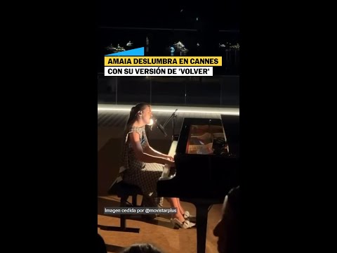 AMAIA deslumbra en CANNES con su versión de 'VOLVER' #shorts thumbnail
