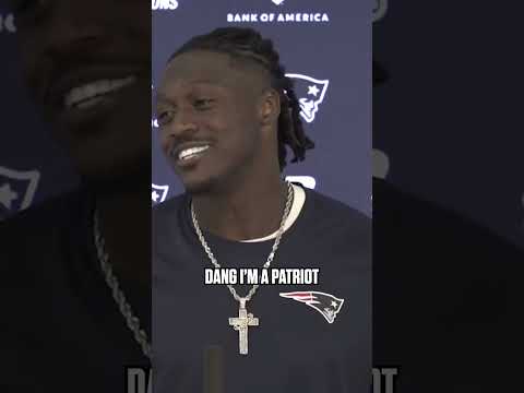A.J.’s first presser as a Patriot ❤️💙 thumbnail