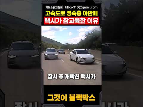 고속도로 정속충 아반떼 택시가 참교육한 이유 thumbnail