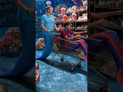 Yamal picked up a cute, adorable kitten  #football #Haaland thumbnail