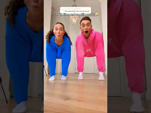 WOW WE CAN REALLY DANCE! 🤣 100k likes for the Behind the scenes! 🎥 #shorts thumbnail