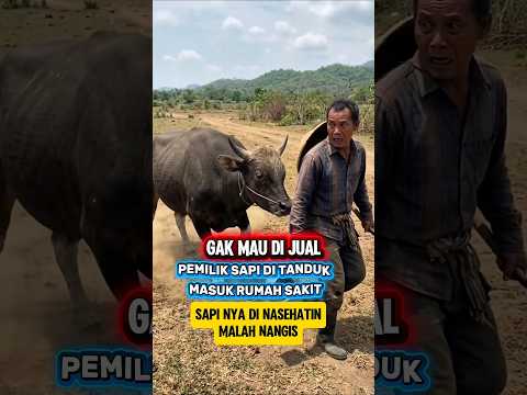 SAPI NANGIS GAK MAU DI JUAL NANDUK PEMILIK, DI NASEHATIN NANGIS😭 #viral thumbnail