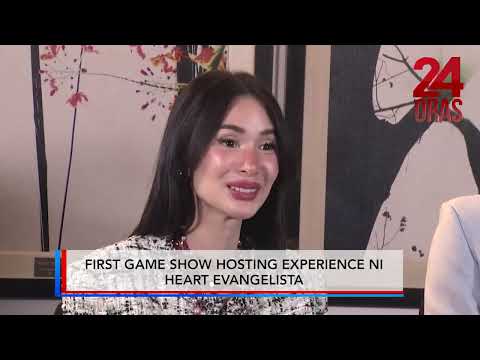 First game show hosting experience ni Heart Evangelista #shorts | 24 Oras thumbnail