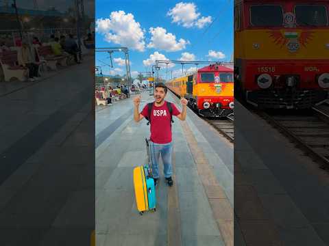 🤒India’s Longest Train Journey Ever ☠️ #shorts #travel #train thumbnail