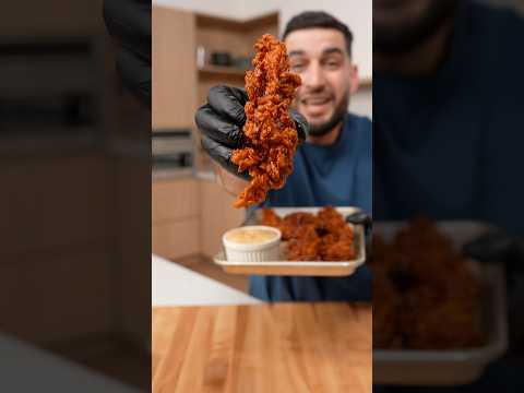 Spicy Fried Chicken 🥵 #friedchicken #spicy thumbnail