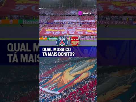 A TORCIDA DE PSG E ARSENAL FIZERAM A FESTA NO PRÉ-JOGO! #shorts thumbnail