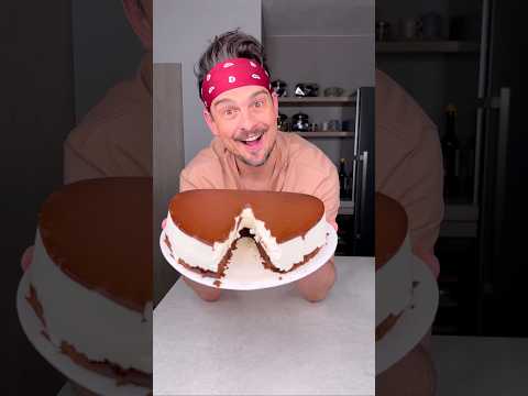 Who's eating CHOCOLATE CAKE better? Mom or son?😭❤️🍰~ CHEFKOUDY thumbnail
