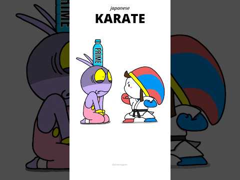 Perfect POMNI's KARATE Roundhouse Kick Challenge😤JAX reaction :😖#challenge #impossible #friendship thumbnail