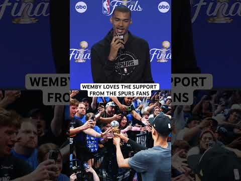 Wemby talks about the joy it’s been to watch the Spurs fanbase come together thumbnail