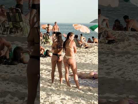 🇧🇷 Hot day at LEBLON Beach Brazil thumbnail
