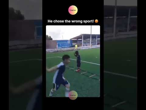 He chose the wrong sport! 😍 thumbnail