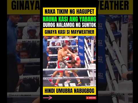 BOXER NA GUMAYA KAY FLOYD MAYWEATHER! NABUGBOG NI DAVID BENAVIDEZ! thumbnail