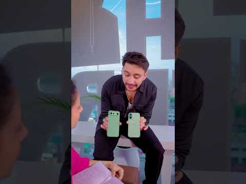 😂 ₹80,000 के phone से हारा iPhone: Team member को gift kiya vivo X300 FE!🎁 #shorts thumbnail