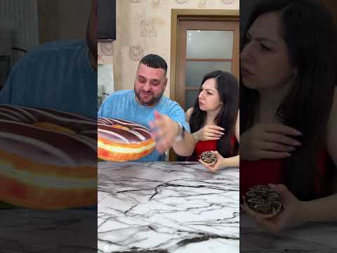 OMG A singing chocolate donut!😂 #shorts Best video by MoniLina thumbnail