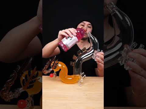 Orange & Red Gatorade  🐉 #asmr #sleep thumbnail