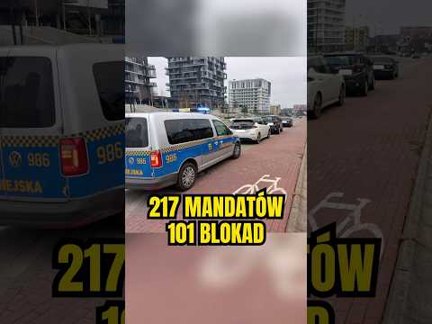? 217 mandatów i 101 blokad na kołach od strażników miejskich w Katowicach #katowice #piracidrogowi thumbnail