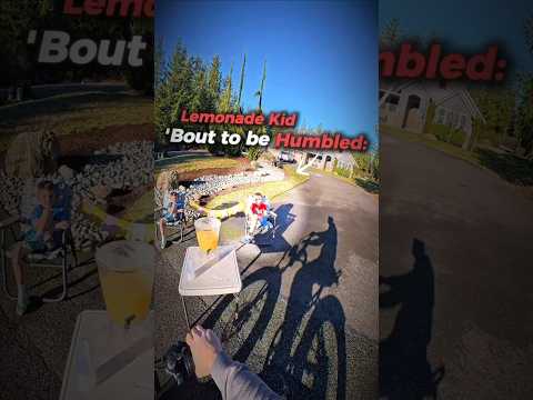 Biker Teaches Rude Lemonade Kid a Lesson thumbnail