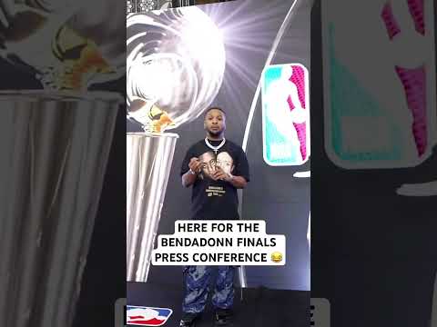 Bendadonn holding a fake press conference before media day 😂 thumbnail