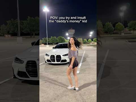 Daddy’s money #bmwm4 #cargirl #skit #cartok #funny #automobile #shorts thumbnail