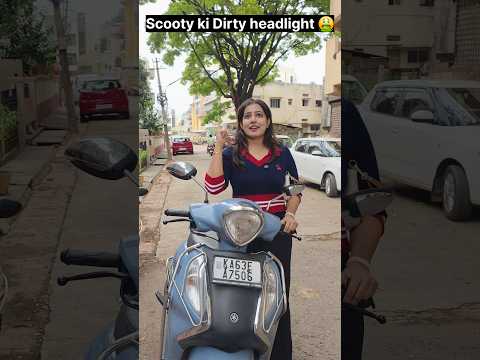 "Aaise karte hai gandi headlights saaf." ??? #relatable #trending #shorts thumbnail