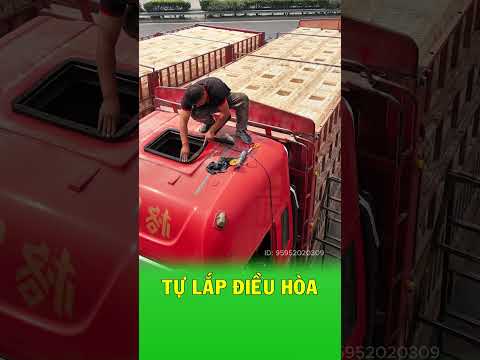 Đây là cách người thợ lắp điều hòa cho cabin xe tải thumbnail