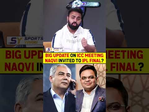 BIG UPDATE ON ICC MEETING NAQVI INVITED TO IPL FINAL? #ipl2026 #mohsinnaqvi #pcb #iplfinal #jayshah thumbnail