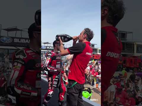 That podium celebrations 🍾 | 2026 #AragonWorldSBK 🇪🇸 thumbnail