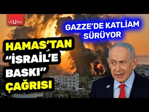İşgalci İsrail Gazze'de katliamlarını sürdürüyor! HAMAS'tan "İsrail'e baskı" çağrısı thumbnail
