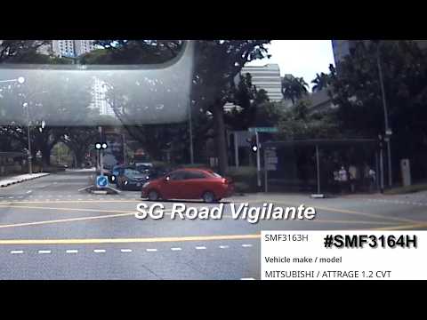 9may2026 tiong bahru road #SMF3154H mitsubishi attrage fail to conform to red light signal thumbnail