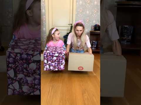 Box with a surprise 🎁🤯 #shorts The funniest video by Tiktok Family thumbnail