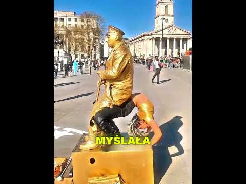 Próbowała zdemaskować ten żywy posąg! thumbnail