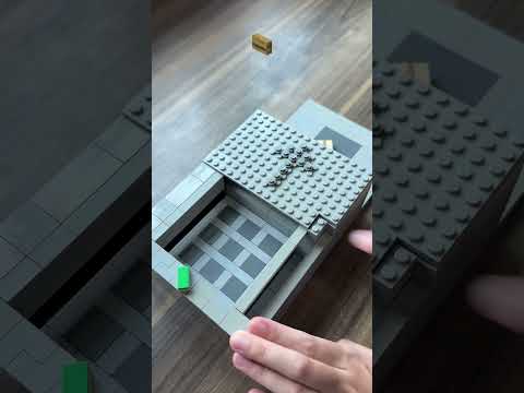 Crafting Minecraft Wooden Button BUT Lego! thumbnail